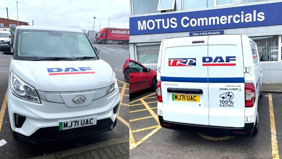 New Electric Van Parts Deliveries from Motus Commercials Stoke