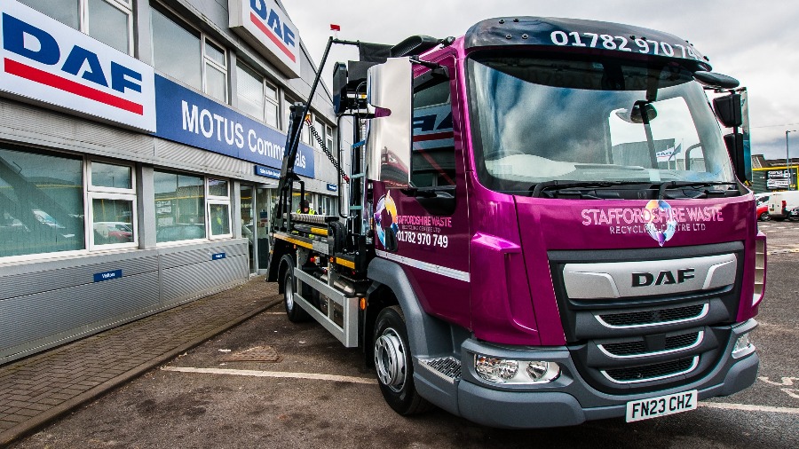 Brand New DAF LF Skip Loader for Staffordshire Waste