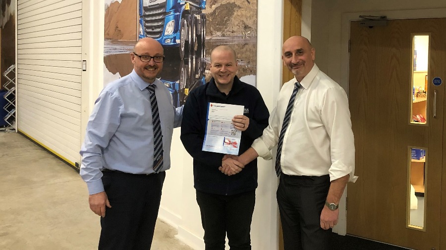 10-Year Milestone for Manchester Parts Delivery Driver