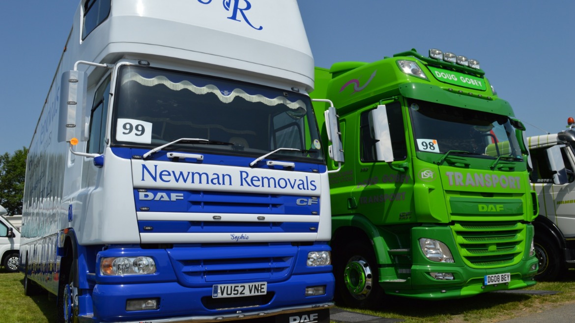 Newman Removals & Doug Gobey Transport DAF CF Trucks