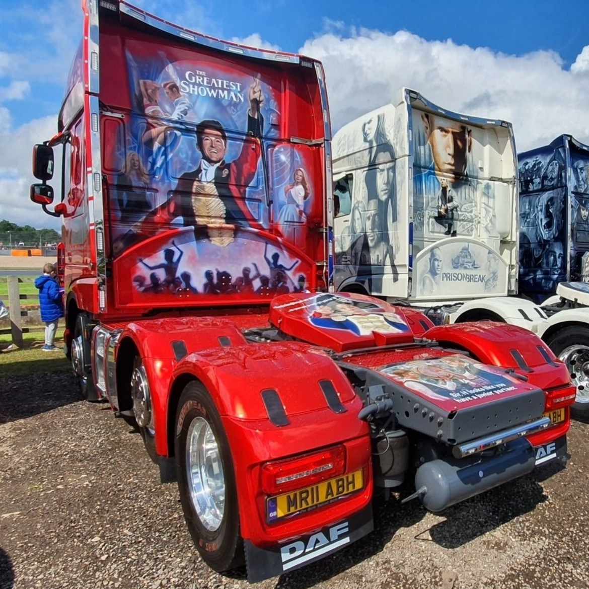 The Greatest Showman Themed 90th Anniversary DAF XF Truck